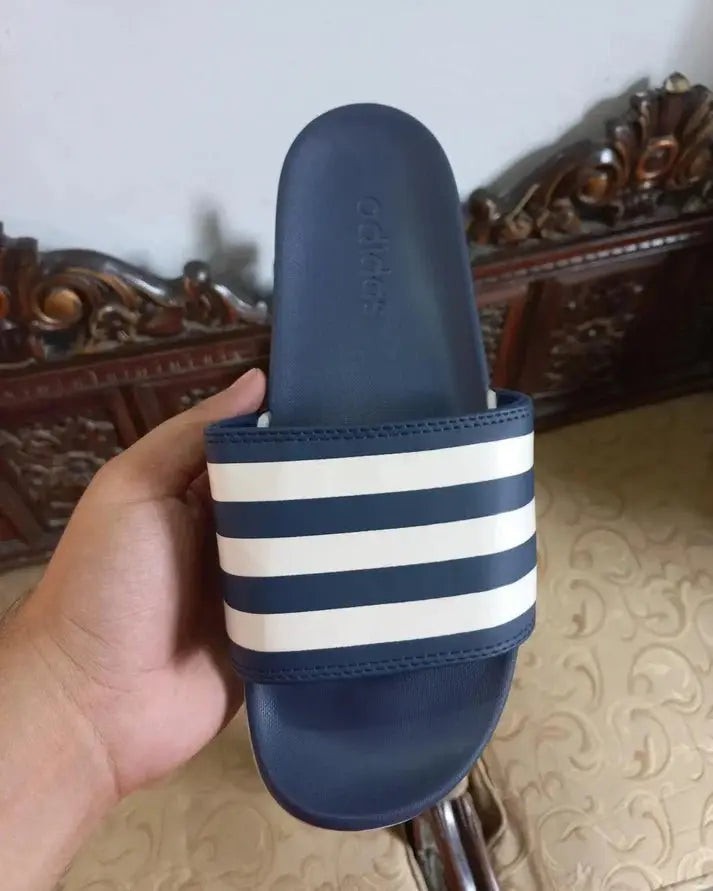 Adidas Adilette Comfort Slides Blue-SneakKicks - Sneak Kicks