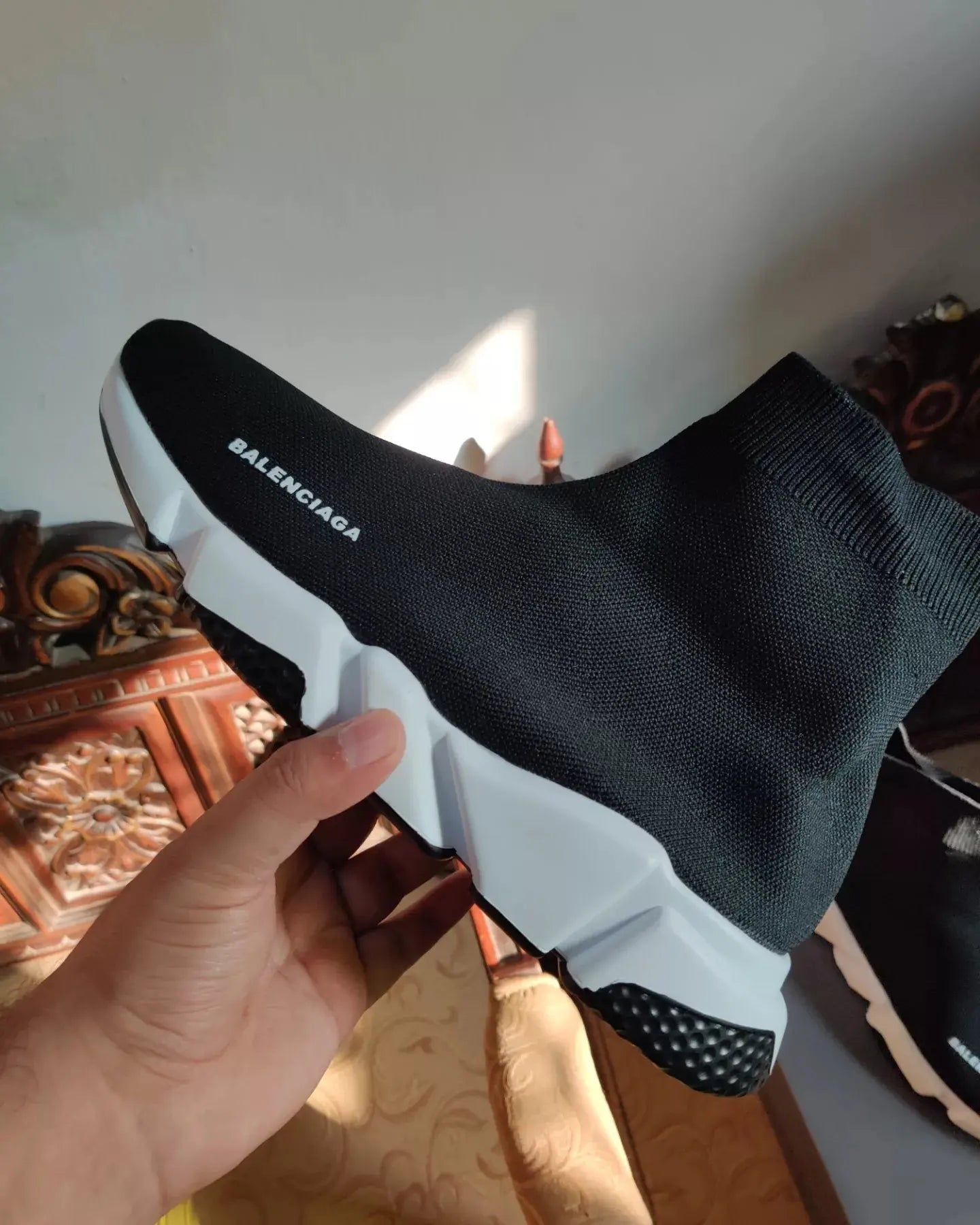 Balenciaga Speed Trainers White Black - Sneak Kicks