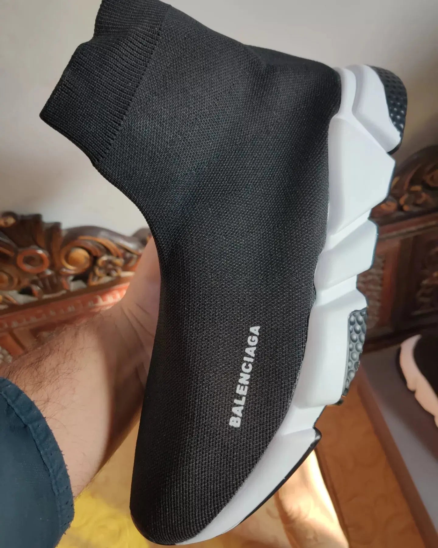 Balenciaga Speed Trainers White Black - Sneak Kicks