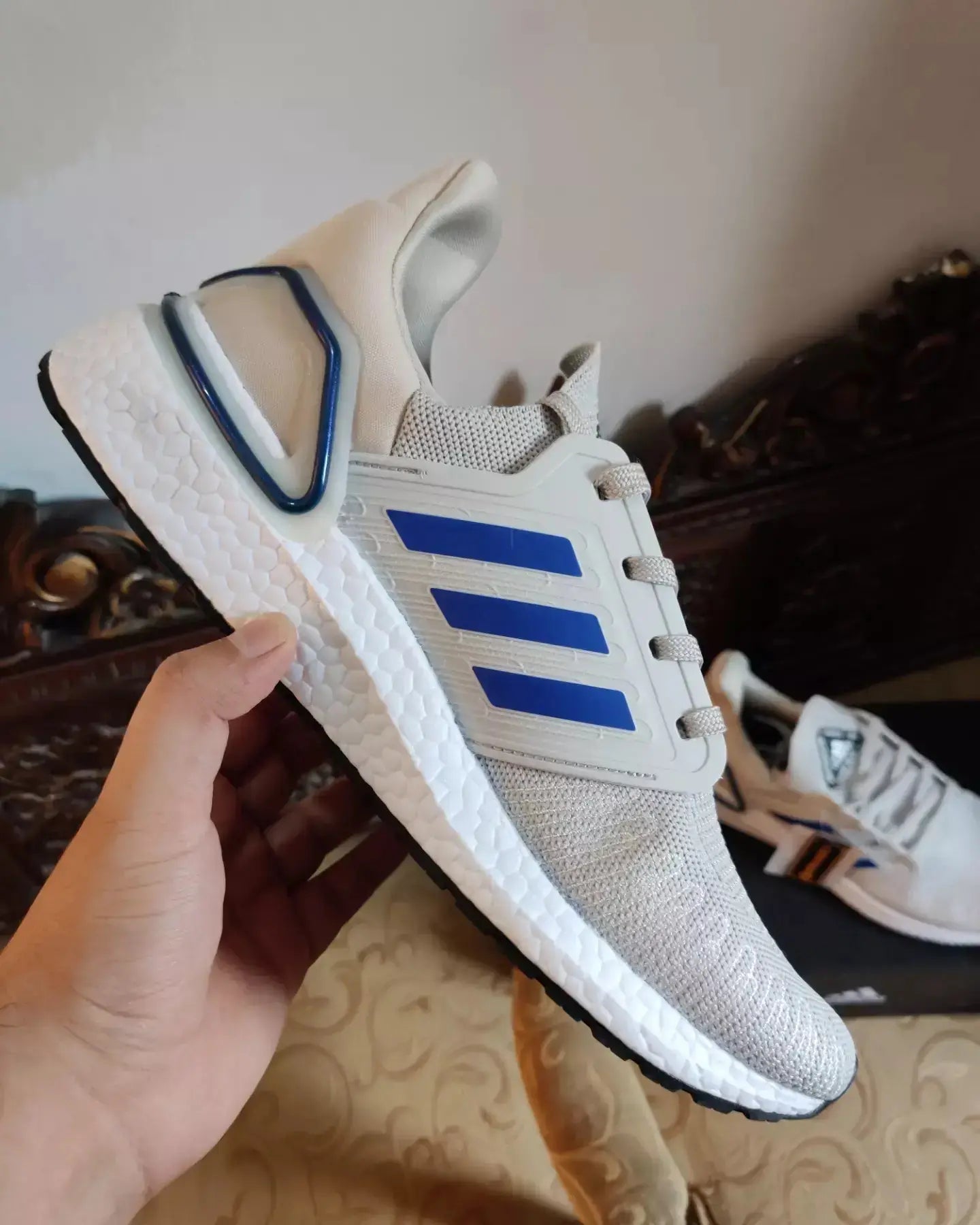 Adidas UltraBoost 20's Dash Grey/Blue Violet-Sneakkicks - Sneak Kicks