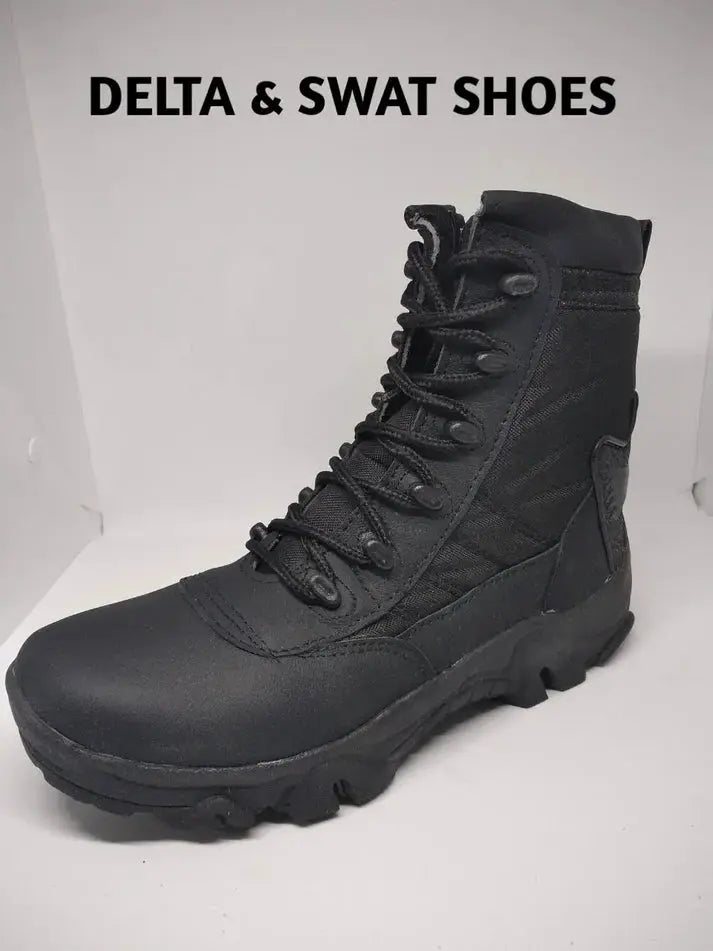 Delta Hiking Boots Black Tactical Shoes Sneak Kicks