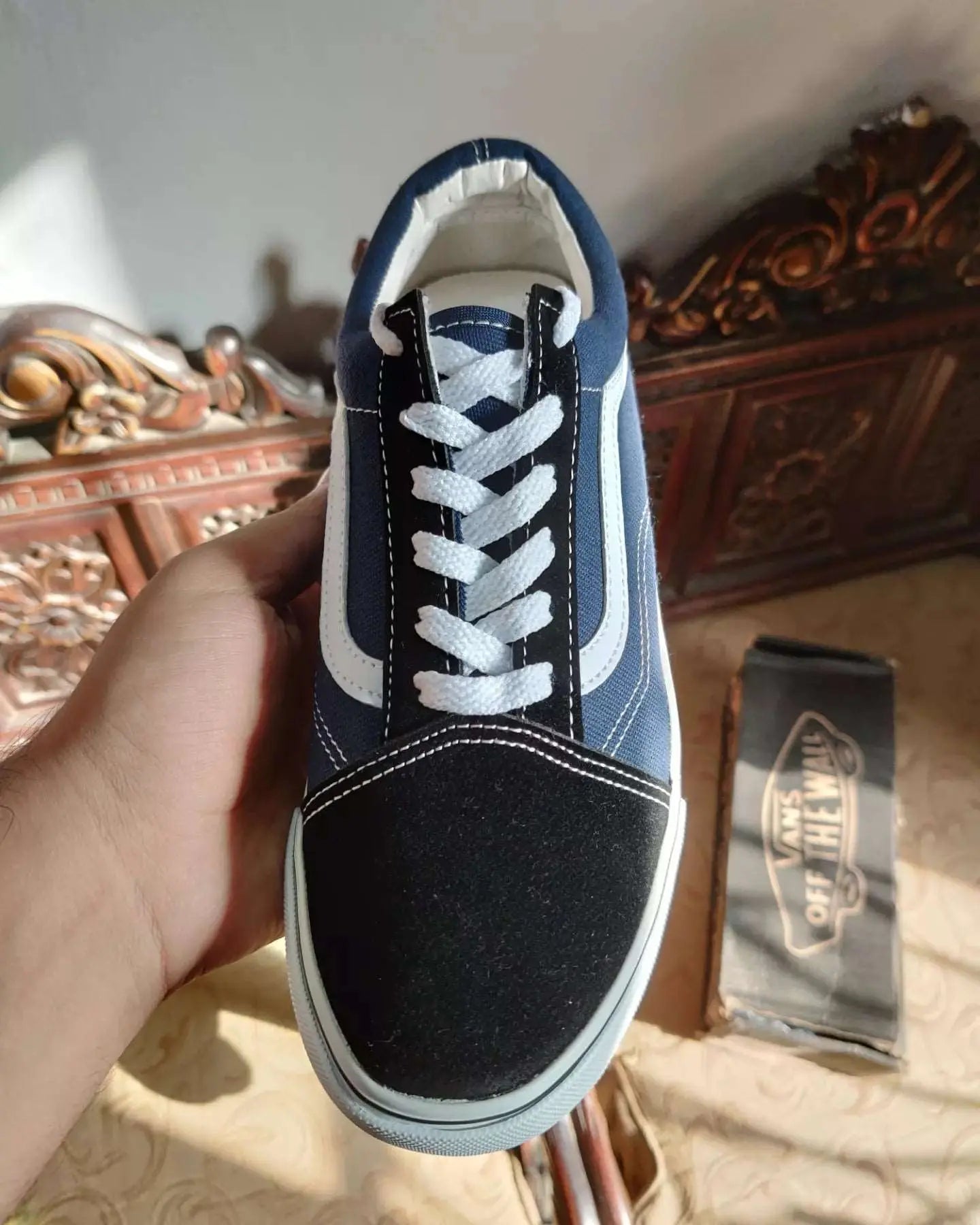 Vans Old Skool Black/Navy - Sneak Kicks