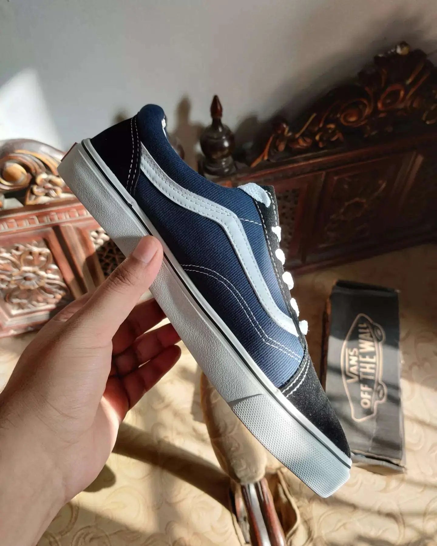 Vans Old Skool Black/Navy - Sneak Kicks