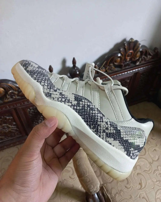 Nike Air Jordan 11 Snake Light Bone - Sneak Kicks