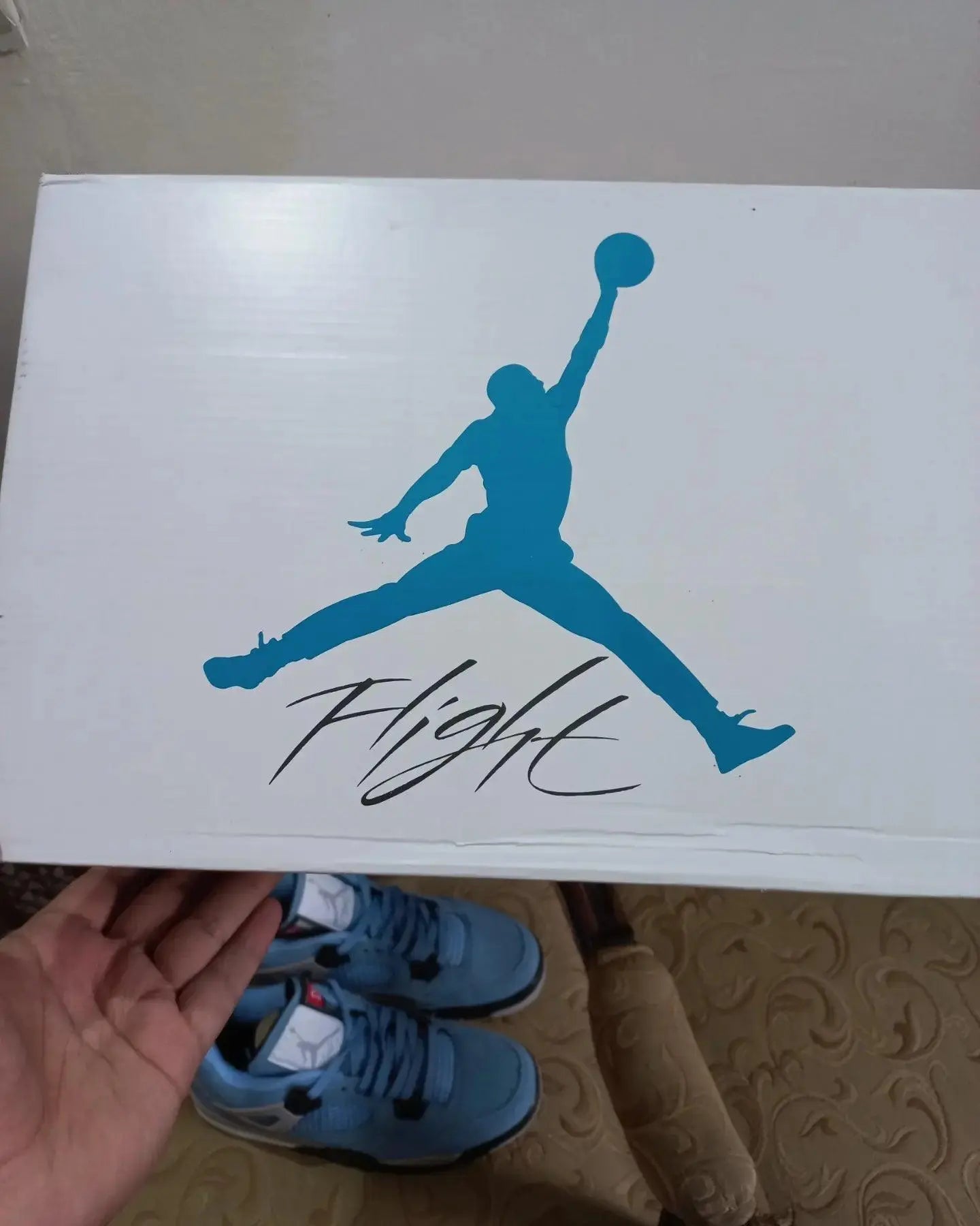 Nike Air Jordan 4 Retro University Blue(Suede) - Sneak Kicks