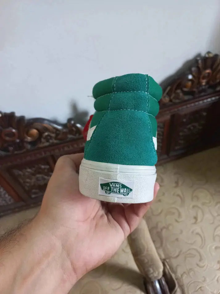 Vans SK8-HI Reissue Canvas Verdant Green Marshmallow Sneak Kicks