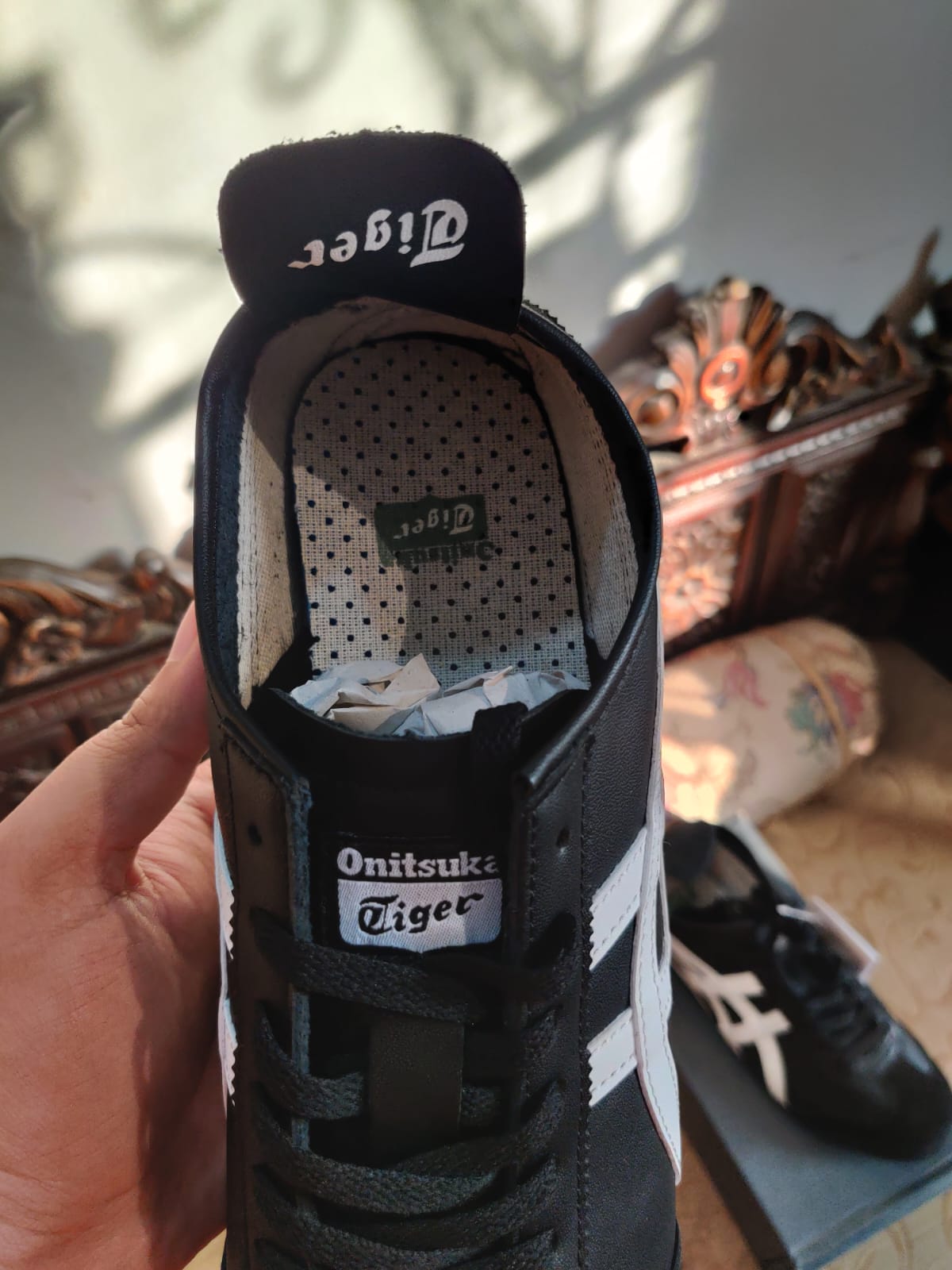 Asics Onitsuka Mexico 66 Black White Investor