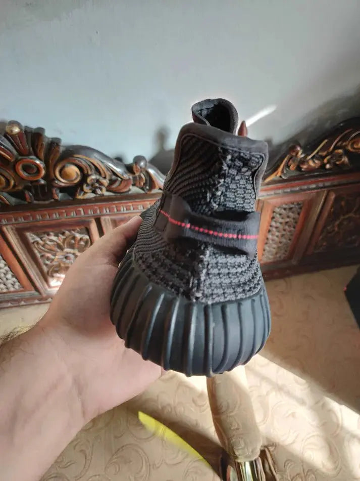 Adidas Yeezy 350 V2 Black(Laces Reflective) - Sneak Kicks