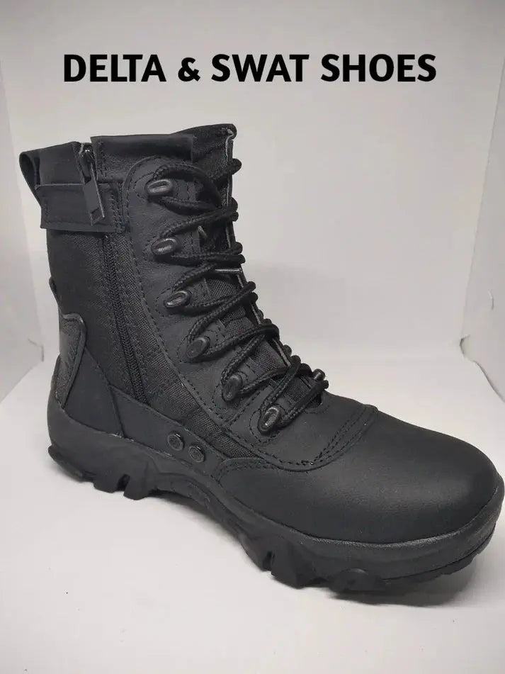 Delta Hiking Boots Black Tactical Shoes Sneak Kicks