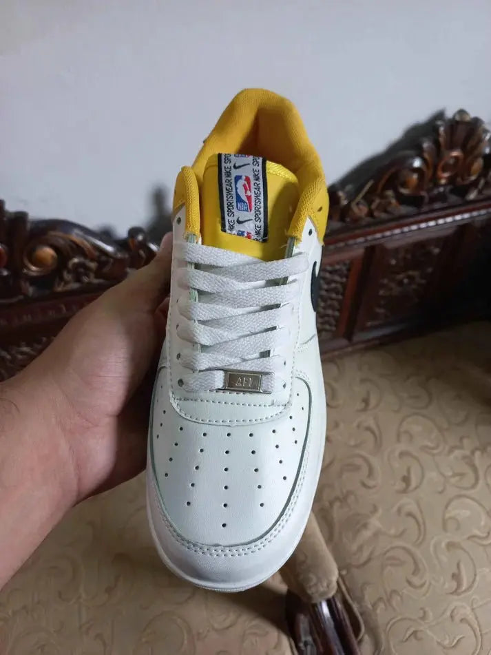 Nike Air Force 1 Low NBA City Edition White Gold - Sneak Kicks