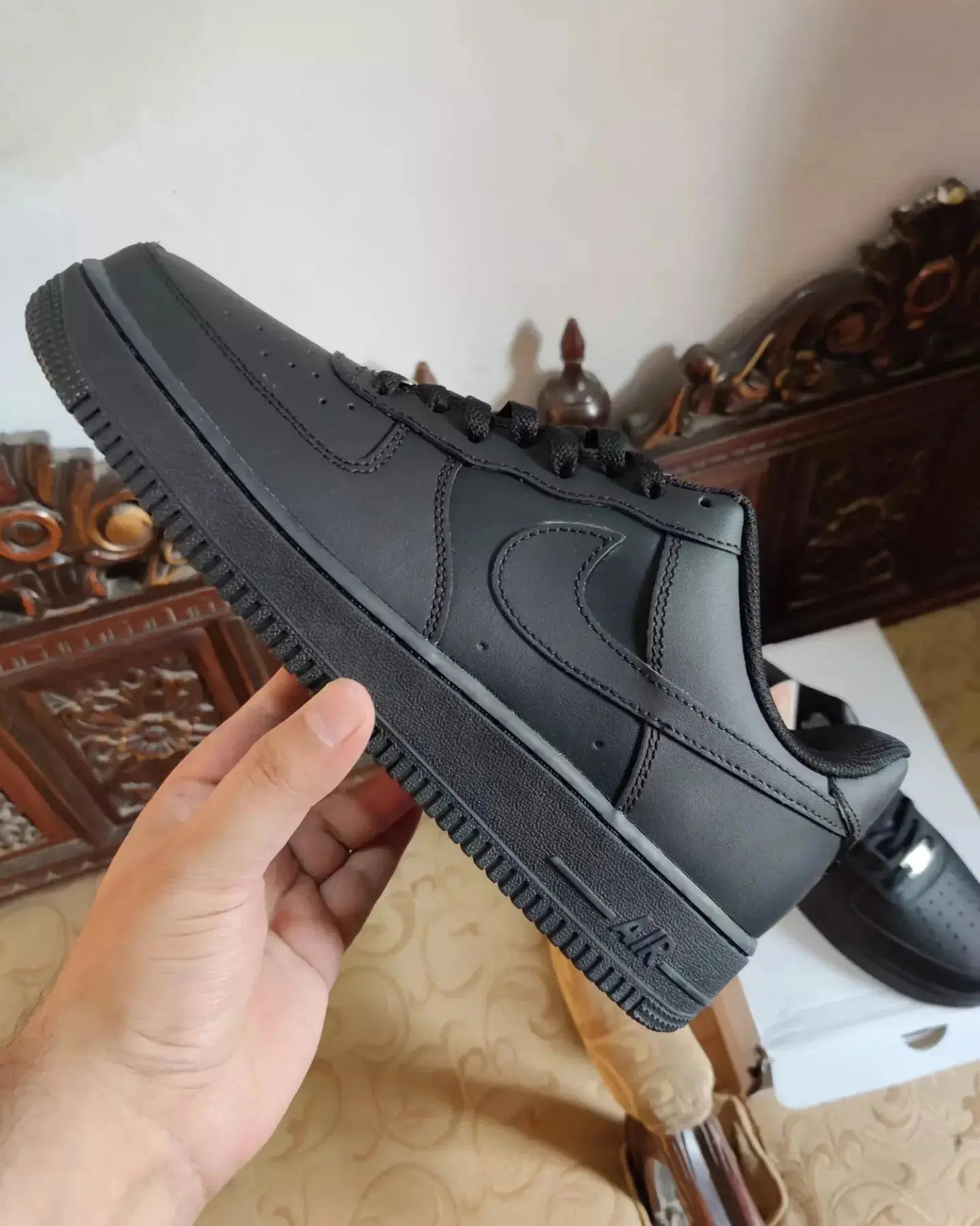 Nike Air Force 1 Low '07 Triple Black - Sneak Kicks