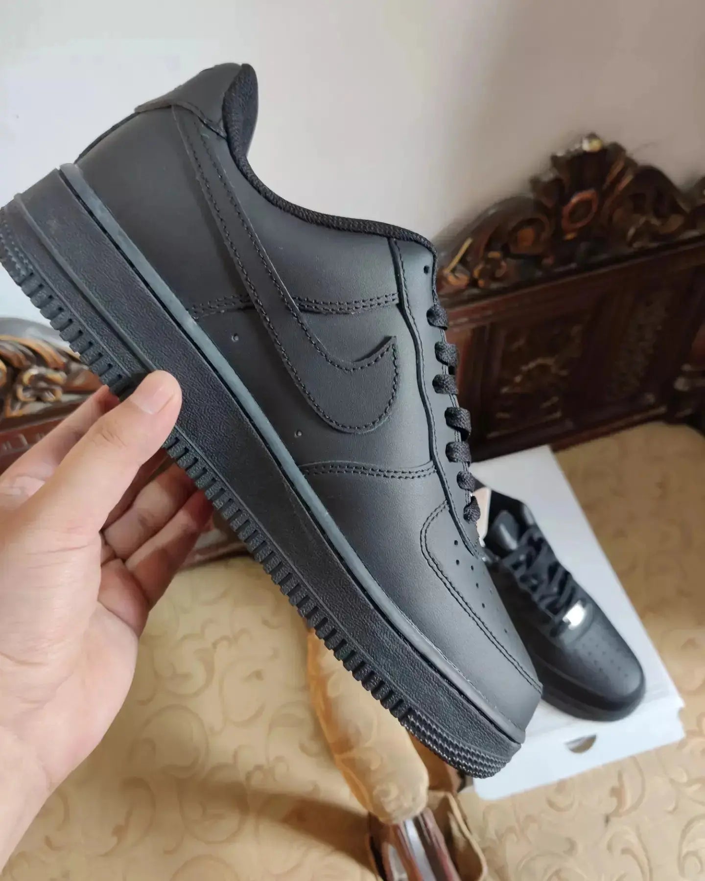 Nike Air Force 1 Low '07 Triple Black - Sneak Kicks