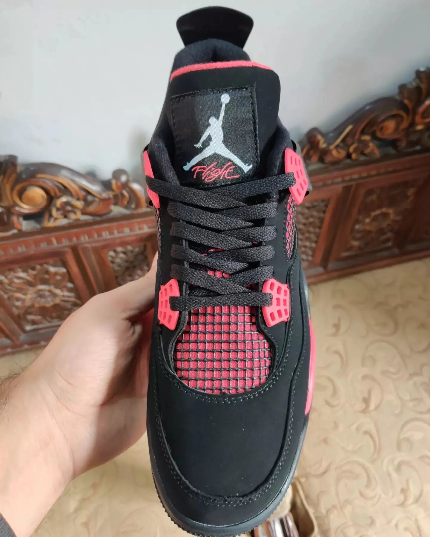 Nike Air Jordan 4 Red Thunder Sneak Kicks