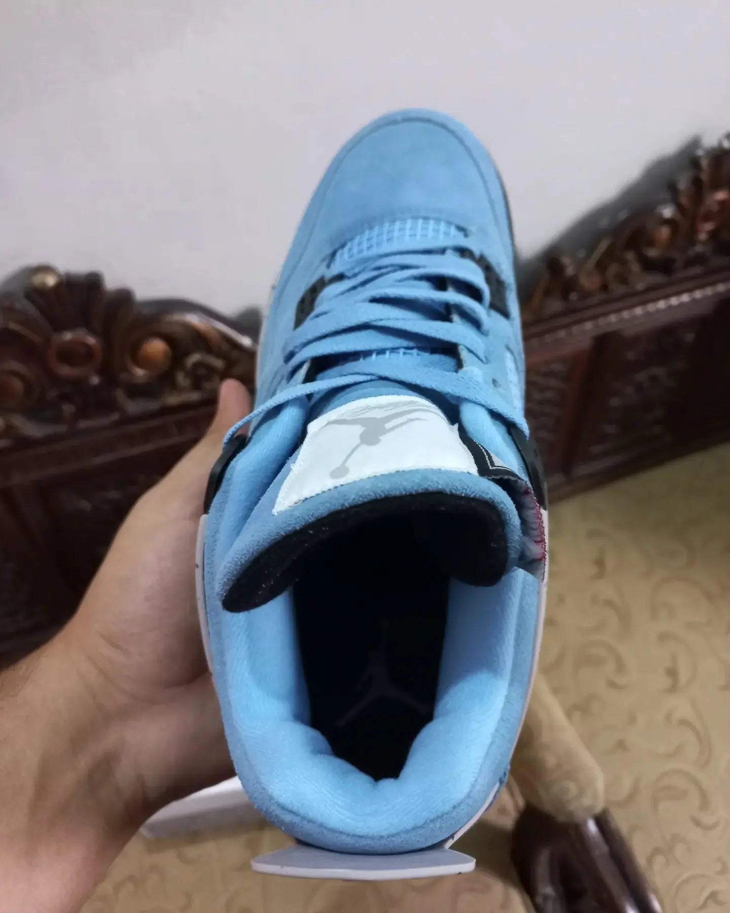 Nike Air Jordan 4 Retro University Blue(Suede) - Sneak Kicks