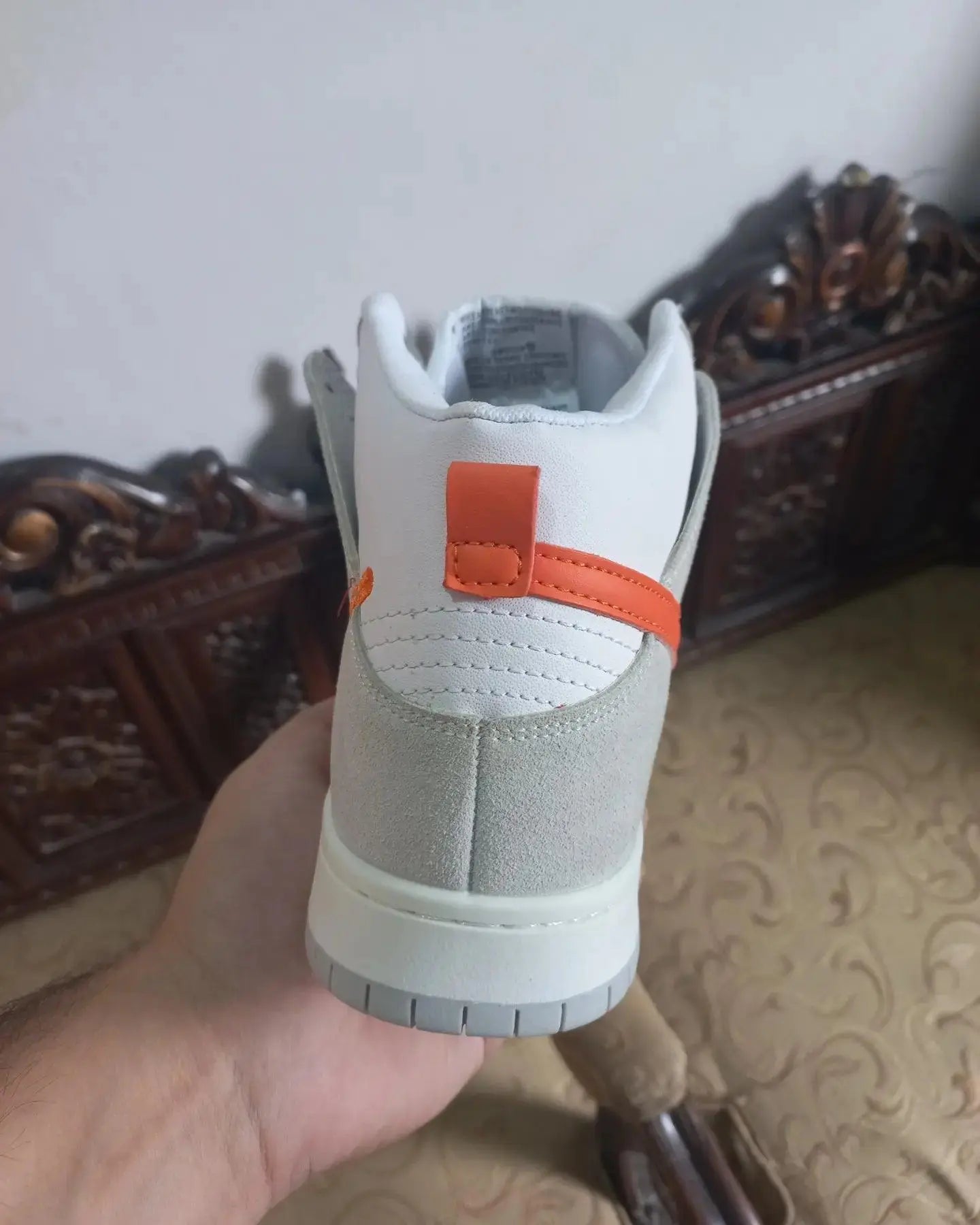 Nike SB Dunks High First Use Pack White Orange - Sneak Kicks