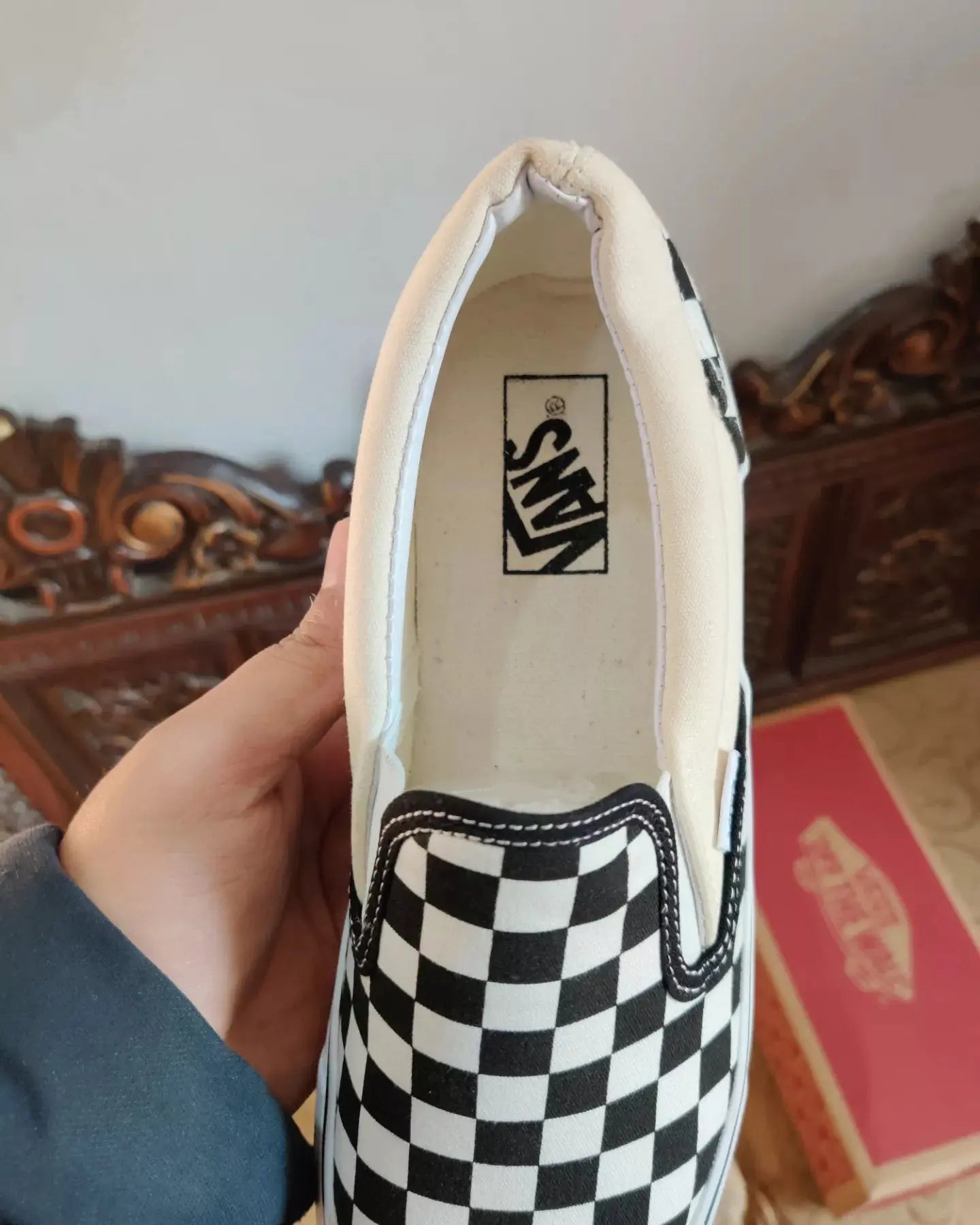 Vans Slip-on Checkerboard Sneak Kicks