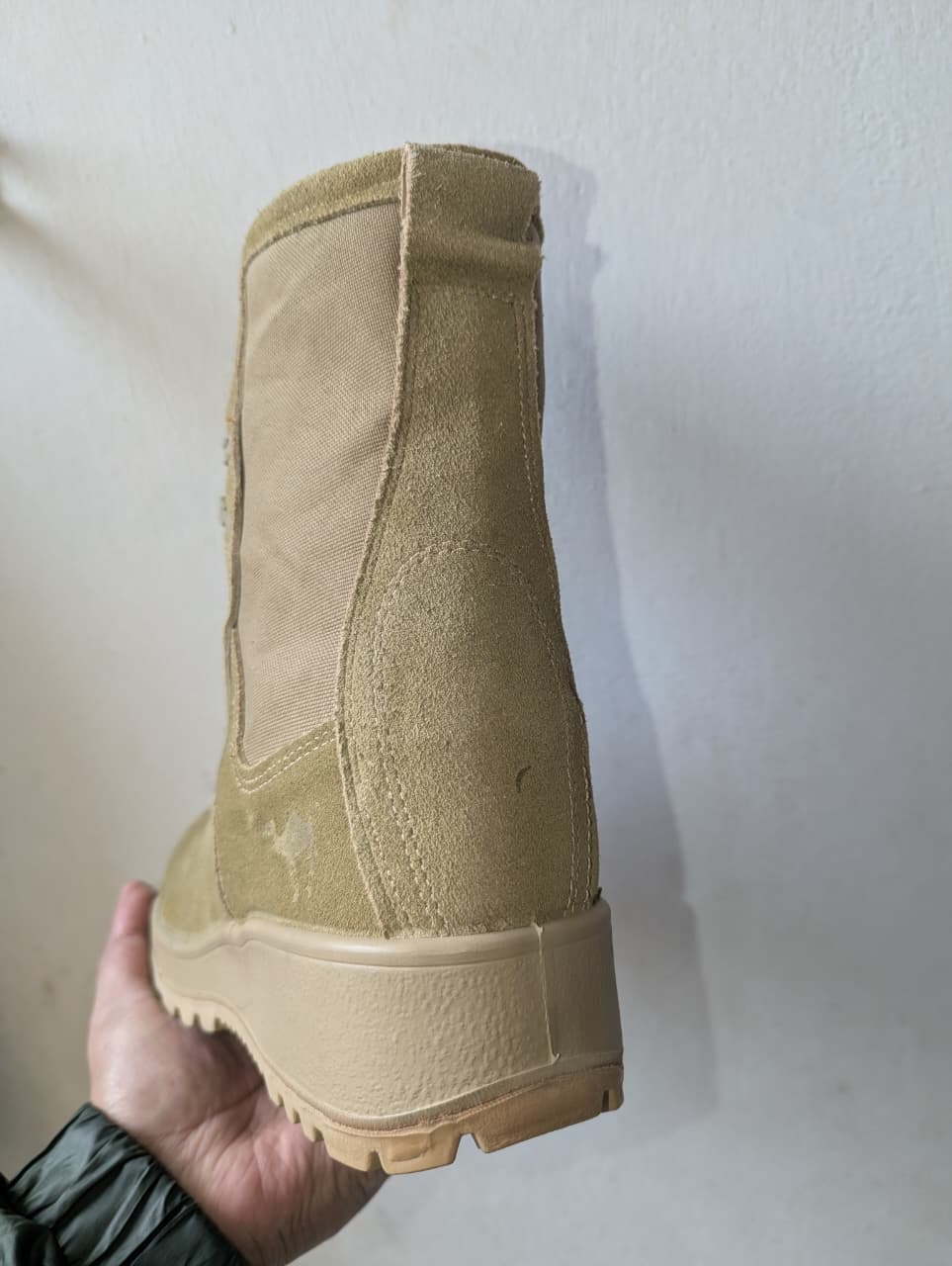 Camel Khaki Tactical Shoes Without Zip Sneak Kicks