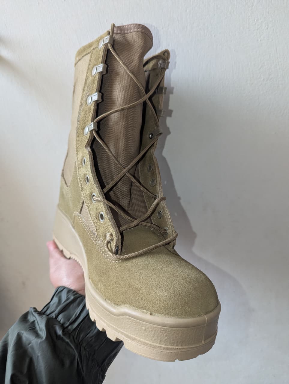 Camel Khaki Tactical Shoes Without Zip Sneak Kicks