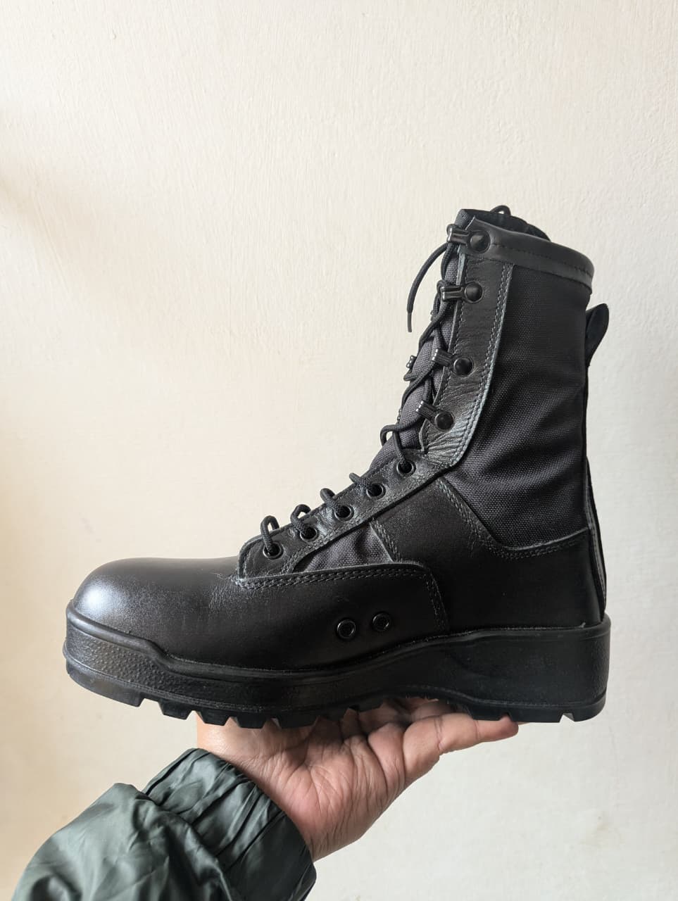 Rangers Black Tactical Shoes Without Zip Sneak Kicks