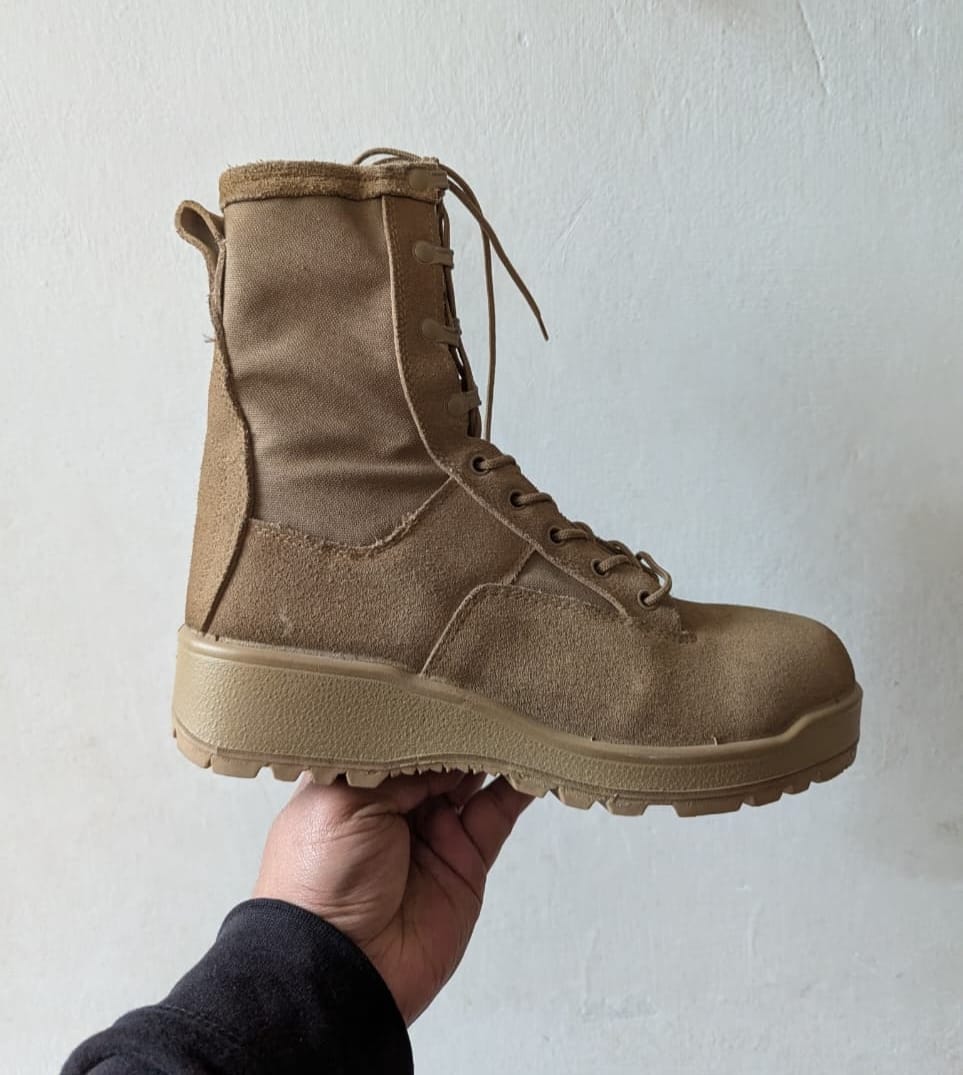 Servis Khaki Tactical Boots Sneak Kicks