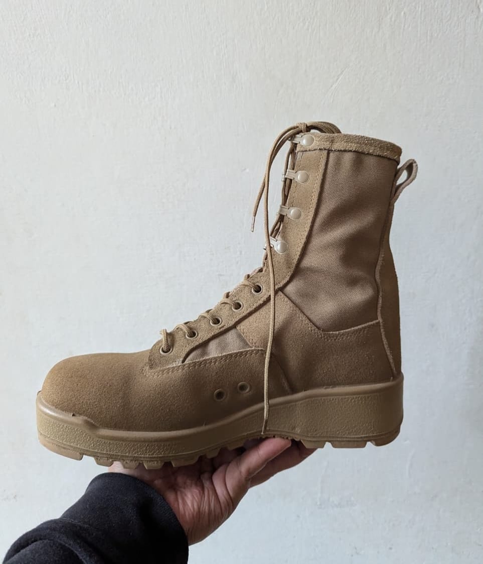 Servis Khaki Tactical Boots Sneak Kicks